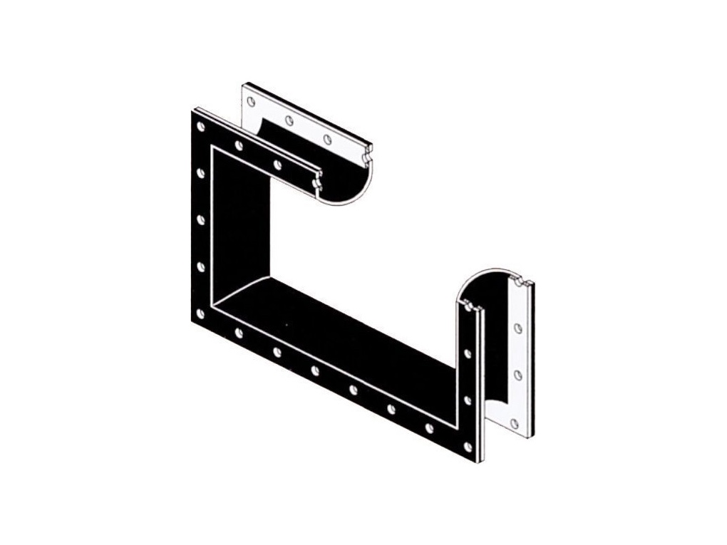 Md-4 Internal Flowing Arch Rectangular Duct Connector - Mason Uk