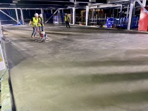 Concrete pour